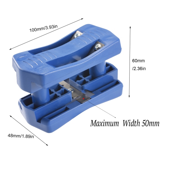 Kantstrimmer, manuell PVC-tre PVC-kryssfiner Plastkant