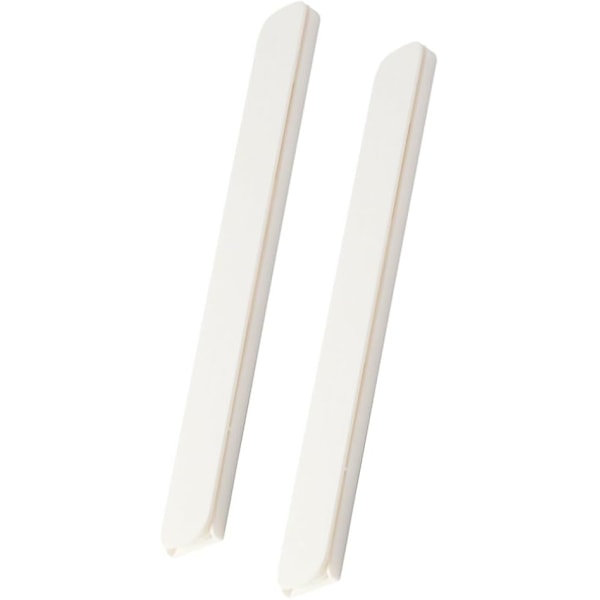 4 stk (2 par) Skuffeskinner Multifunksjonelle Selvklebende Skuffeskinner Utskiftbare for Skuffer Skuffeskinner Hvit 26,4 x 3 cm
