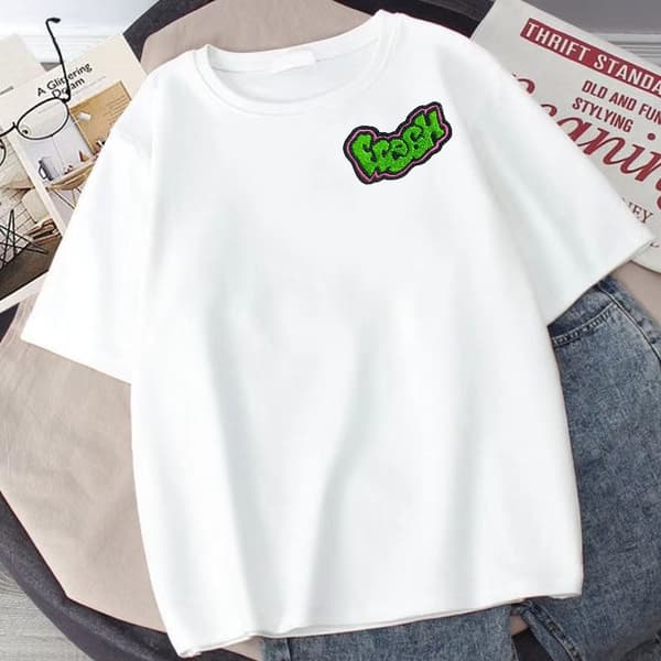 90'er Graffiti Patch Stryge/Sy På, 3 tommer - Fuld Broderet Cool Patch