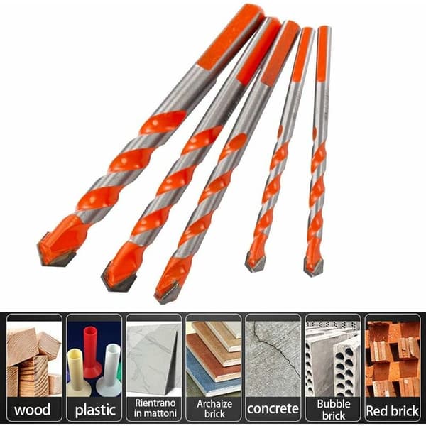 ( 6/6/8/10/12MM) 5 stk. Triangle Buster Multi-Purpose Shank Carbide