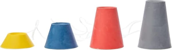 Vintergummi golf-tees/gummibaser, vinter-tees for snø (4 sett), golf-tees, vintergolf-tees (44/38/22/12 mm)