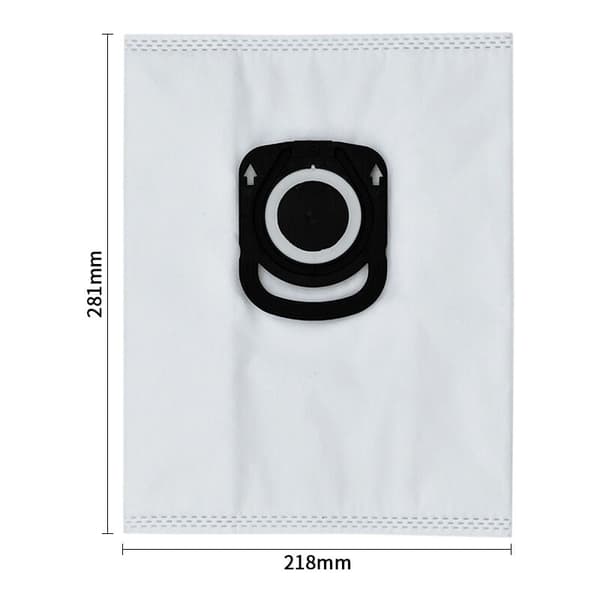 8 stycken dammsugarpåsar för Rowenta Hygiene + Silence Force, Compact P