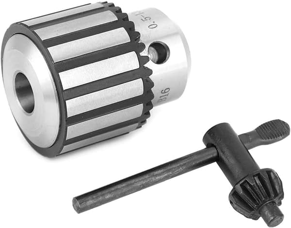 Borrfoder med chucknyckel, 0,5-13 mm B16 Elverktygstillbehör Borrdelar Svarv Borrfoder för Bänkborrmaskin