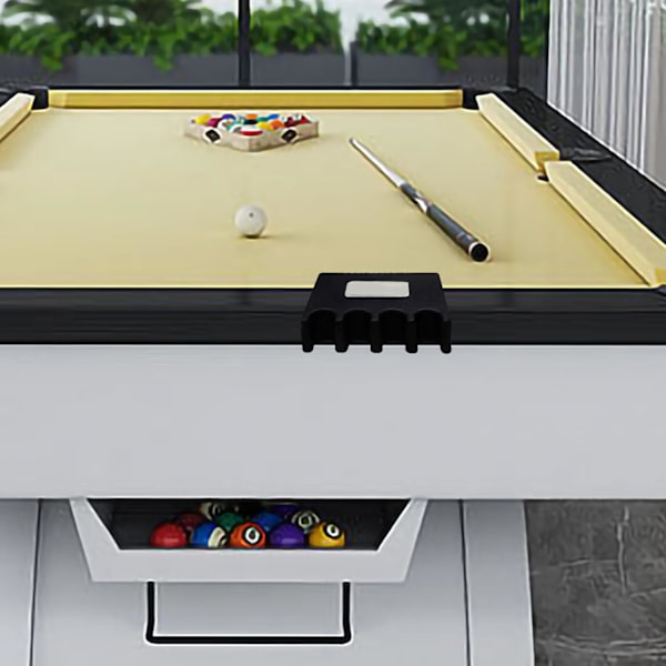 4-Keppinen Pool-tikunpidin Kannettava Pool-tikunpidin Tikunpidin Pöydälle Painotettu Kestävä Biljarditikunpidin Mini-tikunpidin Tarvikkeet Pool-tikulle