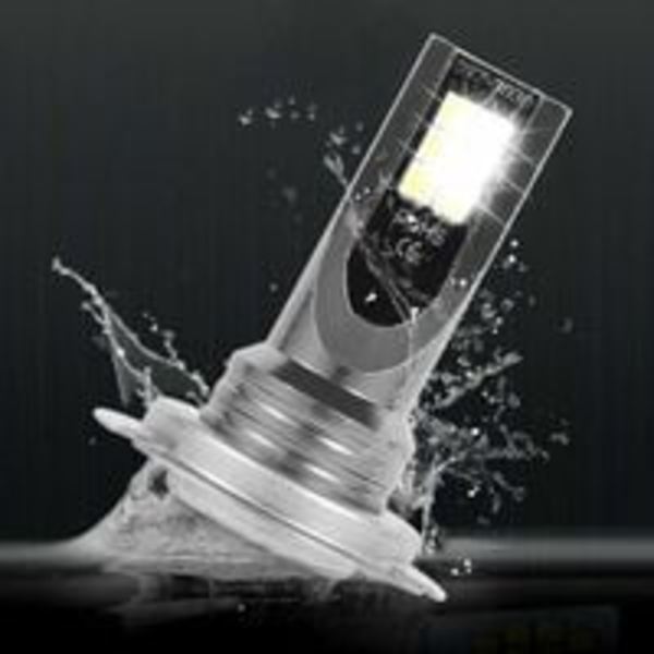2 Pak H4 LED Forlygtepærer, 50W/14000LM/IP68 Vandafvisende Bil LED