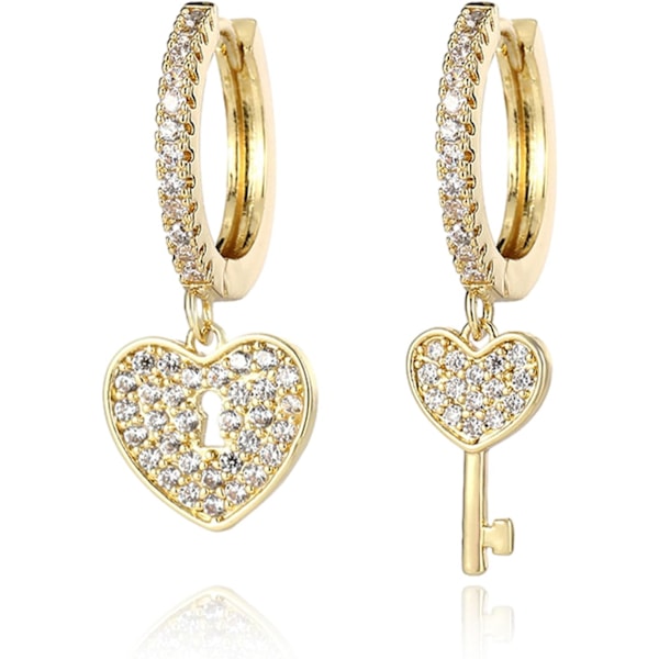Hengende Ørepynt for Kvinner, S925 Sterling Sølv Huggie Ørepynt for Følsomme Ører, Ikke Misfarging Drop Ørepynt, Statement/Fashion/Sarte Ørepynt