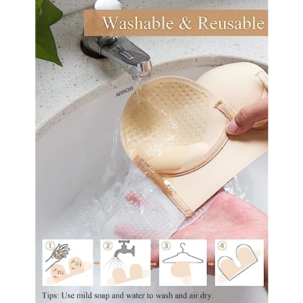 U-muotoiset rintaliivit (D) Tarttuvat Push Up Invisible Women -rintaliivit