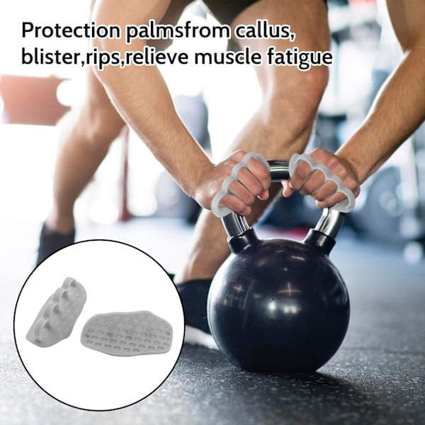 Halkfria Träningsgrepp: Nya Gummigrepp för Gym, Marklyft, Handskyddshandskar för Tyngdlyftning, Hantlar, Marklyft, Stångskydd, Pull Up-grepp, Gym T