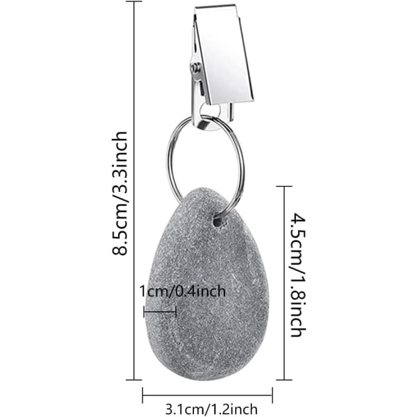 Vekter Hanger, duk anheng Stein bordtrekk Vekter wit