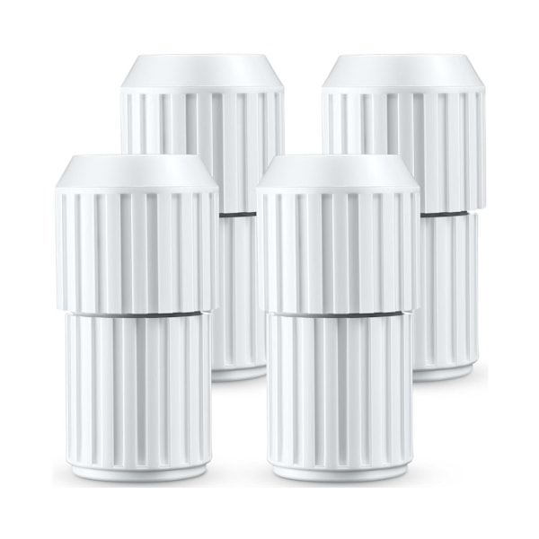 4-pack Teleskopiska Poolstångskopplingar - Pooltillbehör - Poolutrustning - Förlängningskoppling