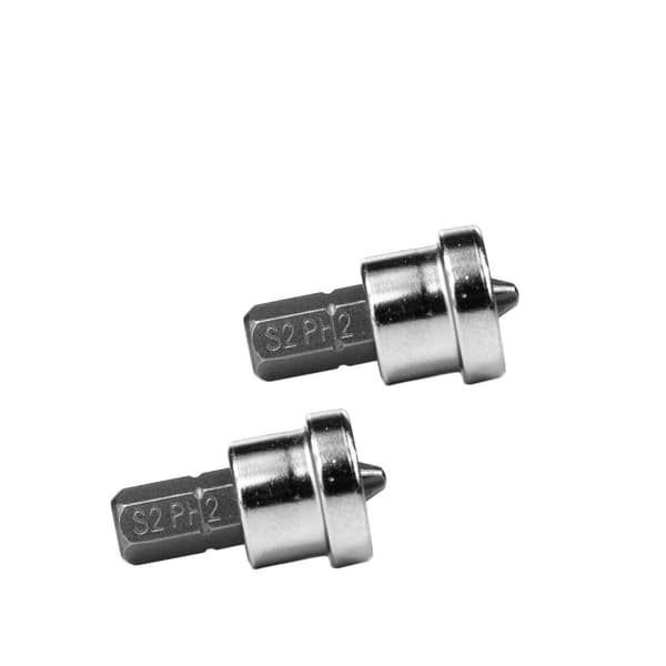 10 PH2 bits med S2 dybdestopp i stål for gips