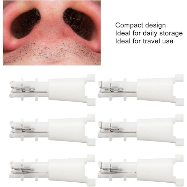 20 st Nose Hair Trimmer Ersättningshuvuden, Liten Nose Hair Trimmer