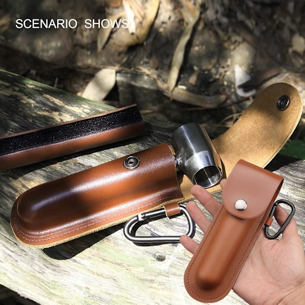 Manuel Træborer Bushcraft Værktøj, Håndbor til Træbearbejdning, Træbor til Overlevelse Udendørs Aktiviteter Håndværk