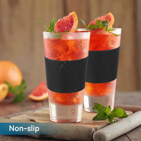 Kopp, Silikonhylsa för Glas, 10 Stycken Silikon Halkskydd