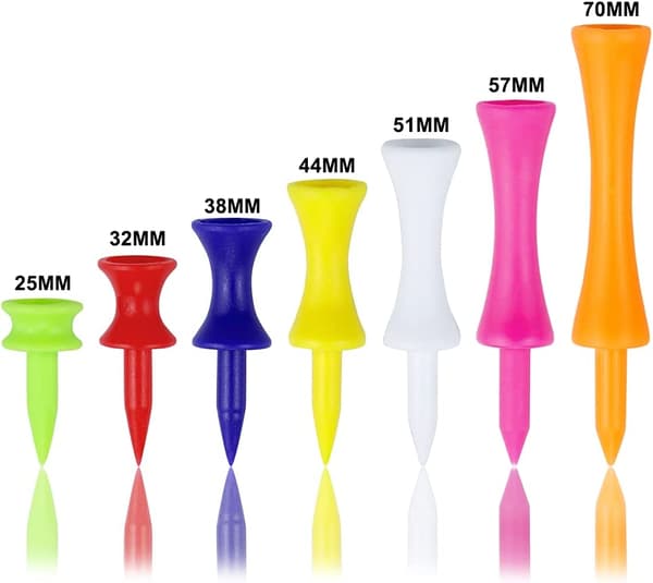 Ocean 100-pack 32mm Röda Plastgolfte