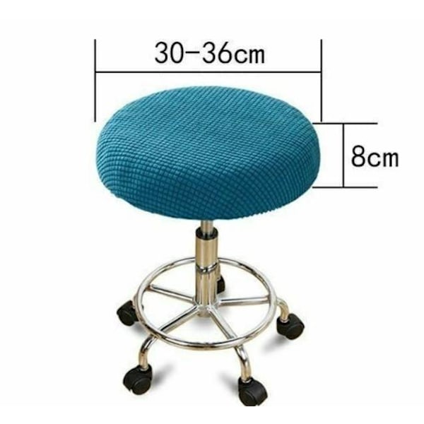 Pyöreät jakkaroiden suojukset (2 kpl musta), sopii 28-40 cm