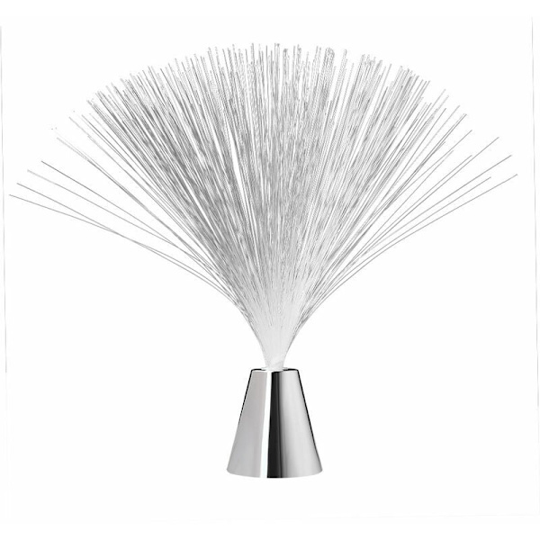 Fiberoptisk Lampe - Farveskiftende Fiberoptisk LED Roterende Bordlampe