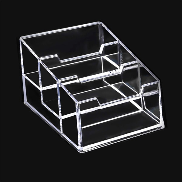 1 stk Akryl Kort Holder, 3 Rom Business Kort Display S