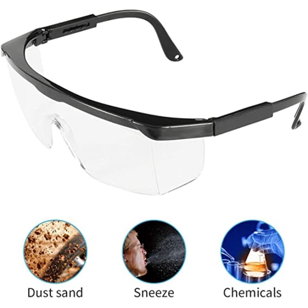 3 Skyddsglasögon anti-dim- och UV-glasögon och anti-scratch för