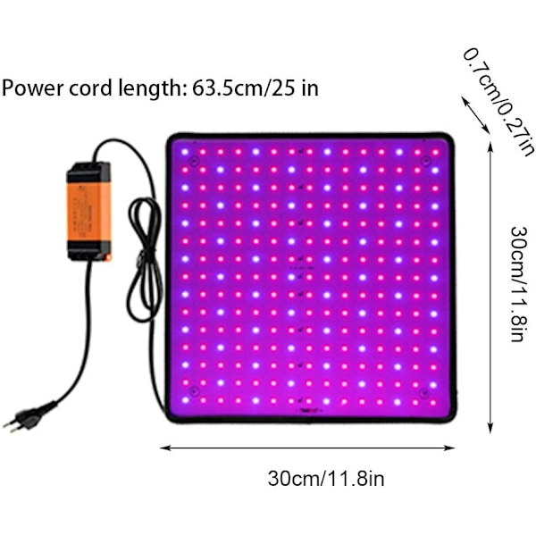 1000W LED Kasvilampun 225 LED:tä Kasvilampun Sisätilojen LED-Paneeli Täyspektrinen Kasvien Kasvun Lamppu Ripustuskoukulla Sisätilojen Kasvien Kasvuun