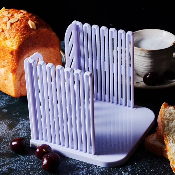 Køkken frisk plastik udvidelig brødkasse med brødskærer Brea