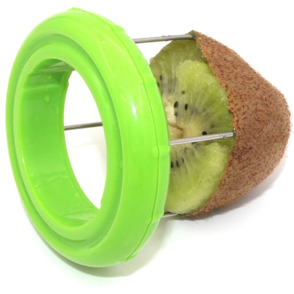 Grön Kiwi Frukt Skär Grävande Kärna Twister Skivare Köksskalare Verktyg Skärare Enhet för Fruktsallad