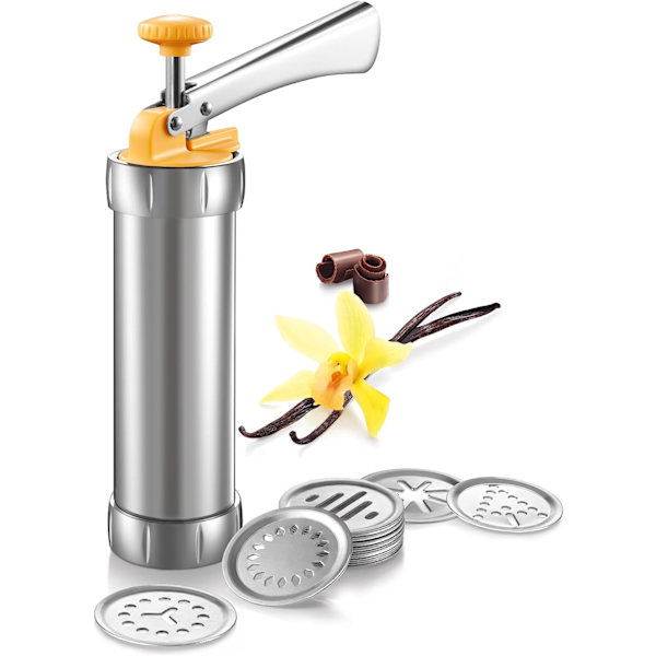Kageform Sprøjte Sæt (20 stk), Bageudstyr, Aluminium Legering Montering