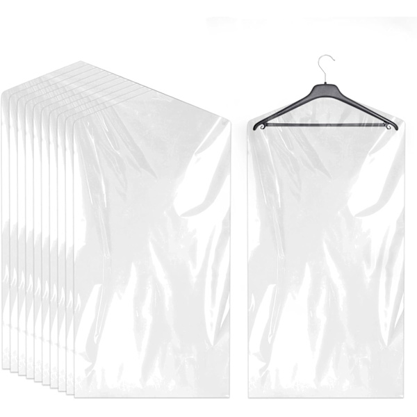 Sæt med 5 PEVA tøjposer 60x120cm Beskyttende cover til vand