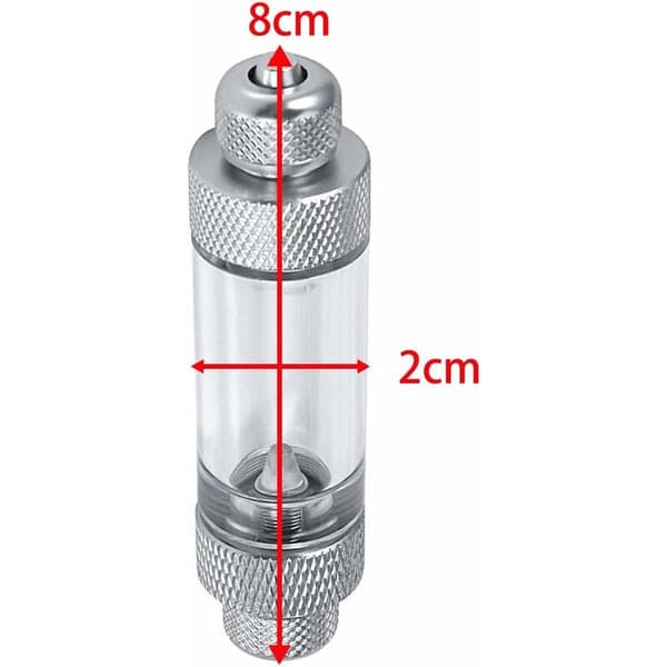 CO2 Boble-Tæller, Akvarium Luftpumpe Tilbehør (Enkelt Hoved)