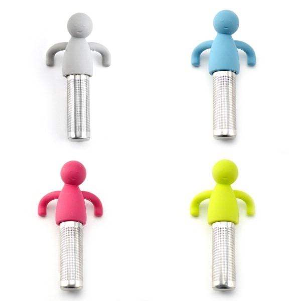 4 Styk Te-infuser til Løs Te Sød Finmasket Te-si Rustfrit Stål Te-filter Kugle Te-diffuser til Tekopper Tekander
