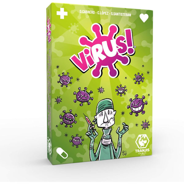 Spel - Virus! - Kortspel, 8 till 99 år (TRG-01vir) Familj