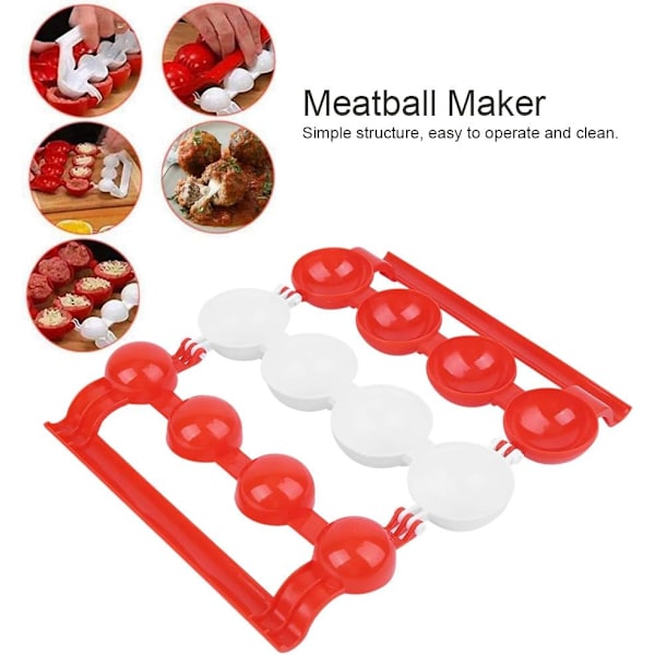 Kjøttbollemaker, Kjøttbolleformer Fylt Fisk Kjøttbolleform Kjøttbollemaker Kibbeh Maker Form Kjøttbollemaker Verktøy Kjøttbollemaskin Kibbeh Form