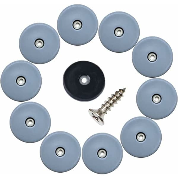 20 stk 22MM Runde Møbelglider, med Skruer Teflon Møbelglider