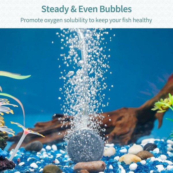 Aquarium 4CM Air Stone Disc Bubble Diffuser Release Tool för Air