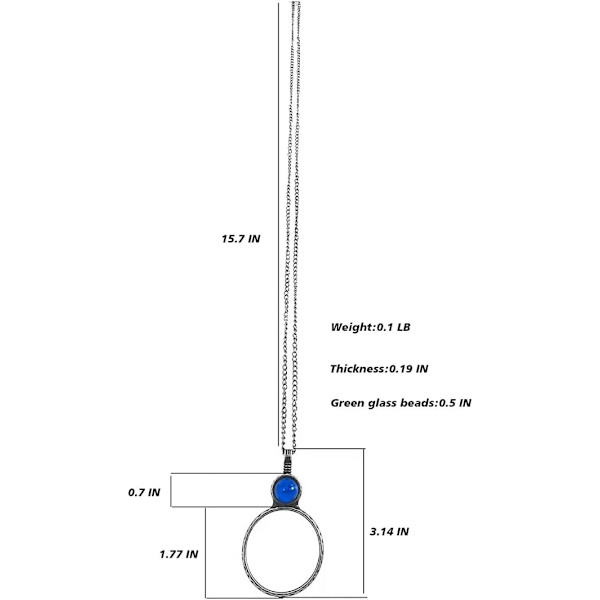 Monokkeliluppi, 1 kpl 10x Linssi Suurennus Monokkeli,