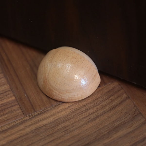 Cale ou butée de sol adhésive puolipyöreä koristeellinen en bois