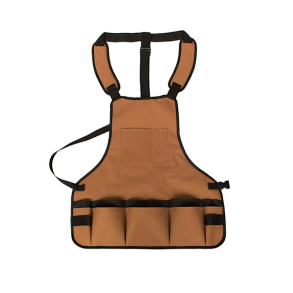 Utökad storlek: 58 x 60 cm (Kaffe) Utomhus BBQ-förkläde Vattentätt, S