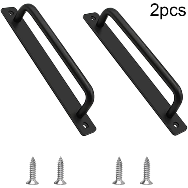 (Sølv, 148 mm) 2 deler aluminiumslegering dørhåndtak Heavy Duty Sli