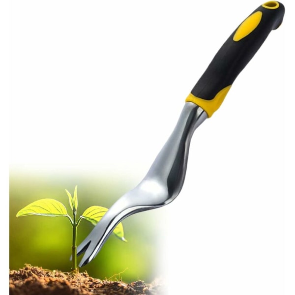Ugressfjerner (Gul), Bærbar Hageugressfjerner i Rustfritt Stål, Planting