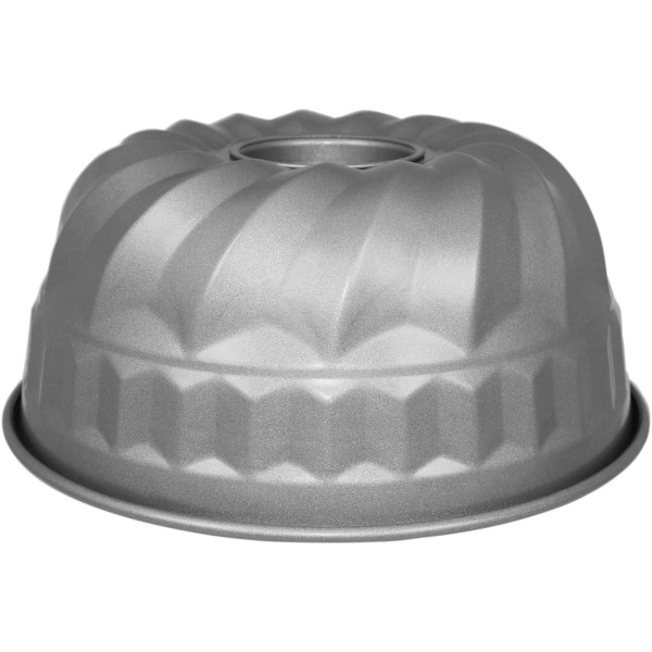 Kolstål Nonstick Fancy Ringform, 8,6 x 4 Tum Djup, Grå, 1