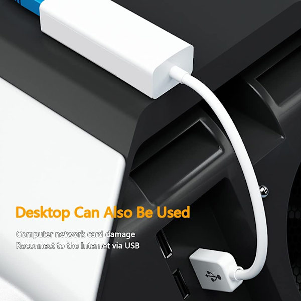 USB Ethernet-adapter, nettverksadapter USB 2.0 til 10/100 Mbps Ether