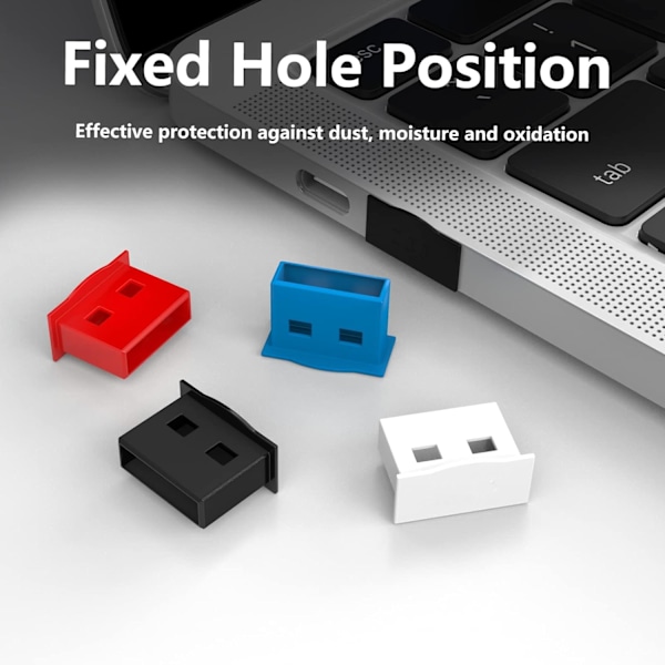 10 kpl USB-pölysuojia, USB Type-A -pölysuojia, USB-portin suojuksia, pölysuojia USB A -naarasportteihin (keltainen)