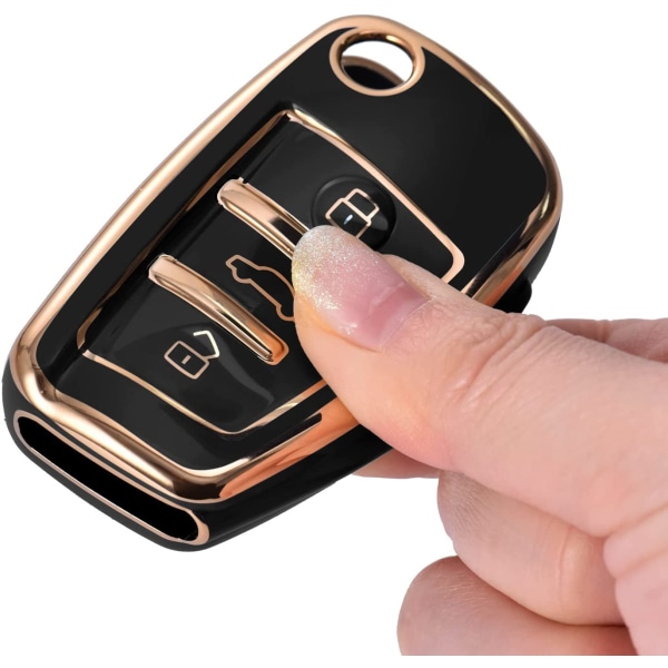 Nøglecover til Audi A1 A3 A4 A6 Q3 Q5 Q7 S3 R8 TT i silikone