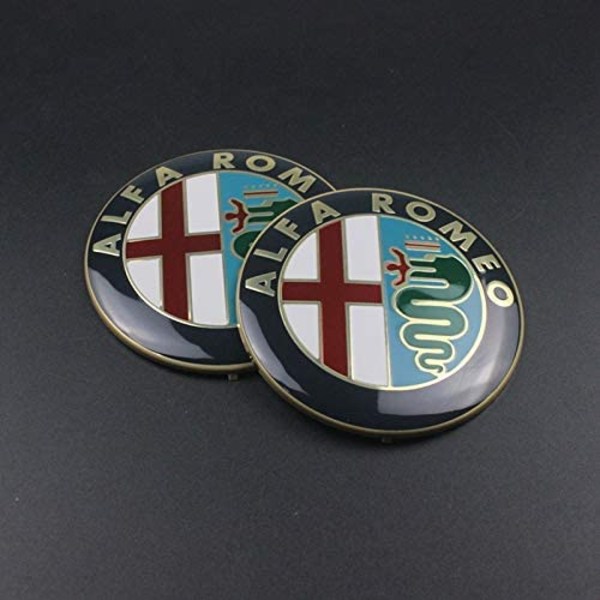 Bilhjelm Trunk Logo Emblem Badge Stickers Dekoration, til Alfa Ro