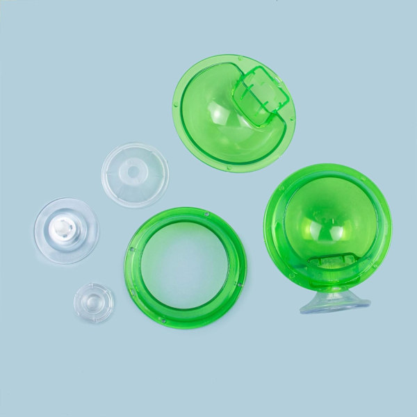 2-pack Reptiler Sugkopp Matare Kameleont Matning Mat Skål Vatten Skål Gecko Hylla Tillbehör Tillbehör för Ödla Skäggagam