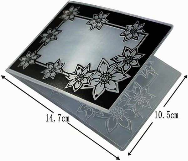 Sæt med 6 prægefoldere, 6 forskellige designs, prægefolder til scrapbog DIY kortfremstilling, håndværk