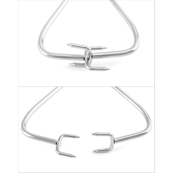 Skulpturdoppningstång, 2-pack rostfria lerskulpturtänger glaseringsverktyg, keramik lerskulptur verktygstänger för lermodellering skulptering