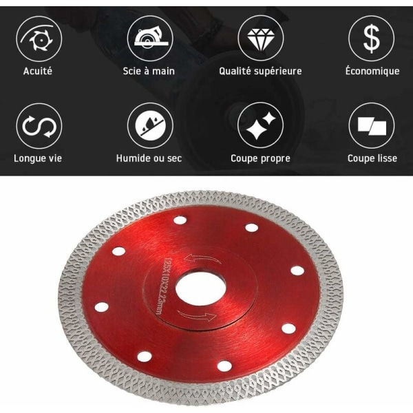 125mm Diamond Blade for Wet and Dry Fine Cutting, Professional Di