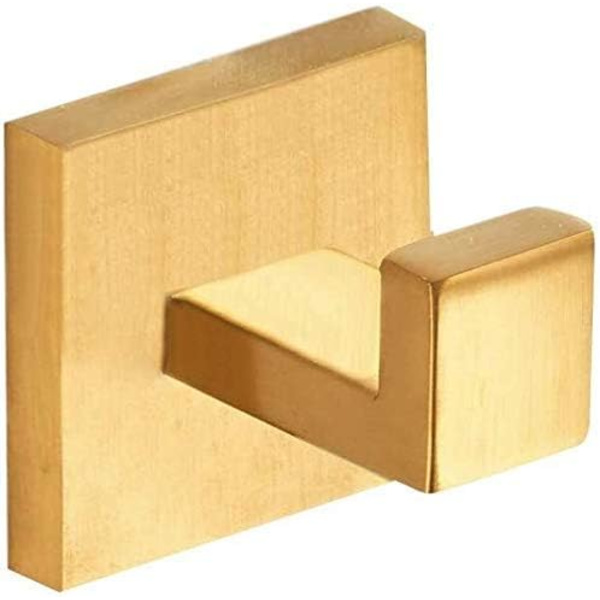 (Gull) Matt Håndklekrok, 304 Rustfritt Stål Frakkkrok, Håndkleholder