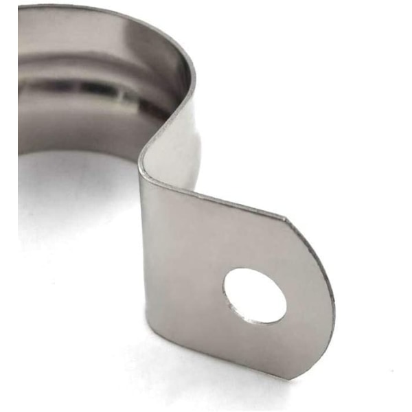 50 STK 8mm U-rør 304 Rustfritt Stål Klemme Stiv Rørklemme U-form